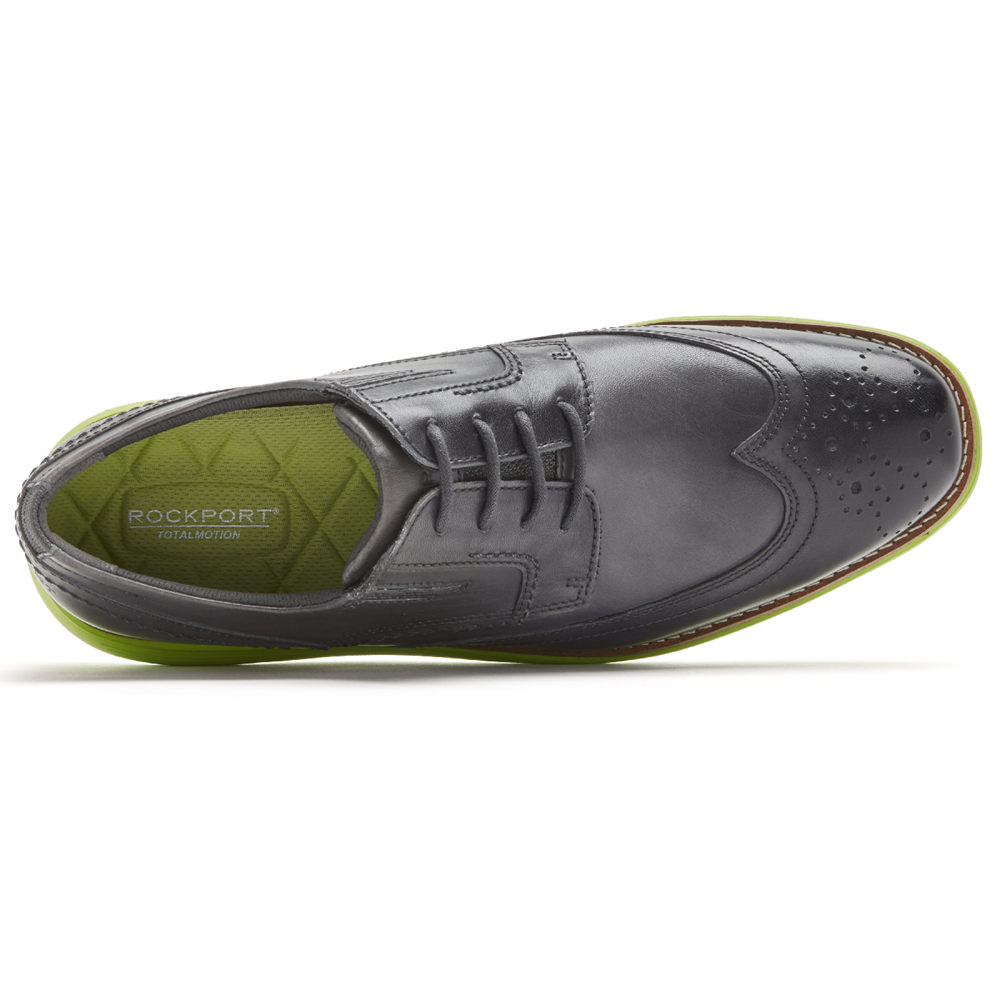 Sapatos Sociais Rockport Homem Cinzentas - Total Motion Sport Wingtip - 35784LUSW